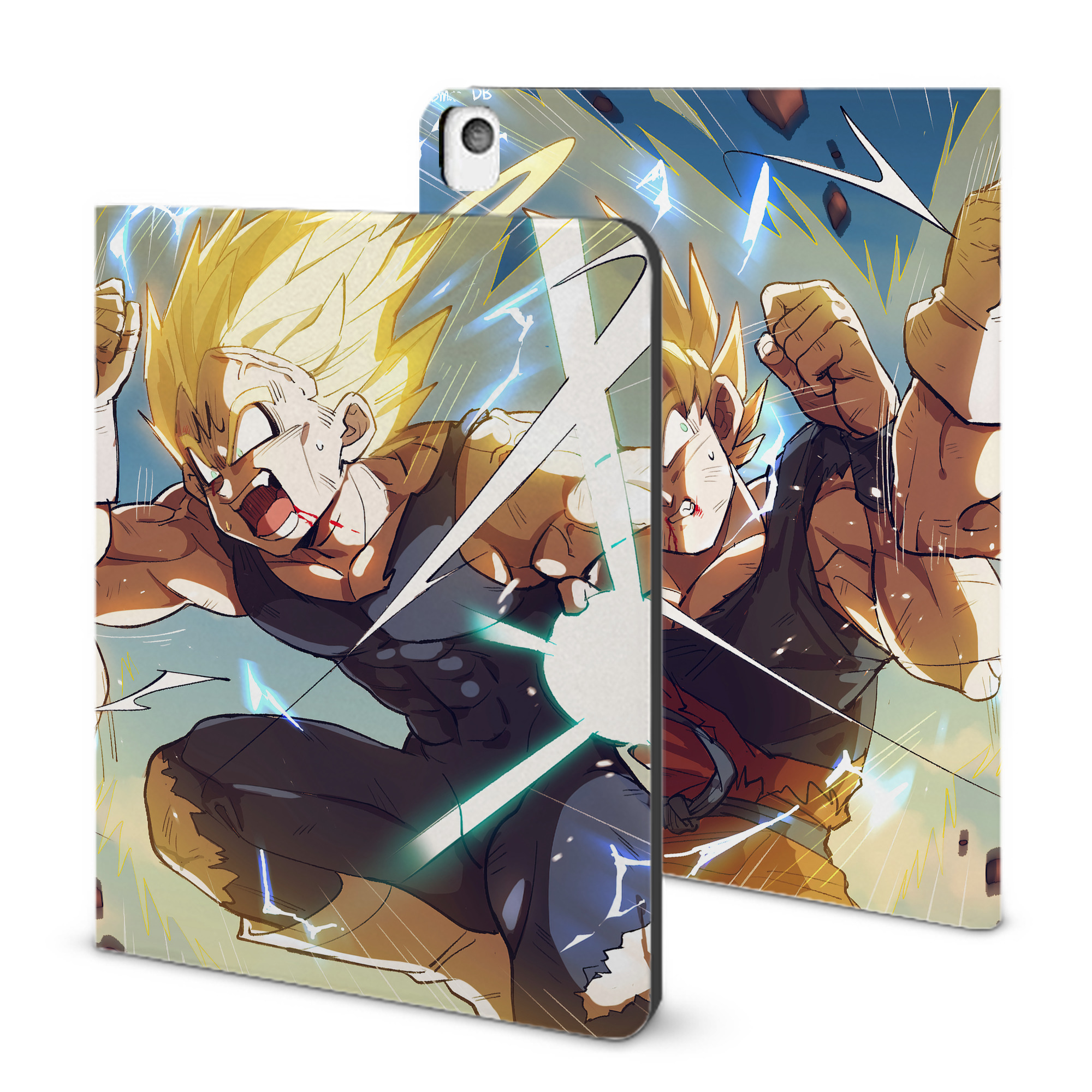 （画像用） ドラゴンボール DRAGON BALL IPadケース ペンホルダー付き ブックスタイルデザイン